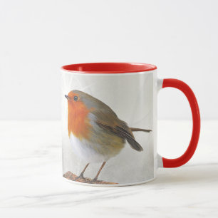 Plump Robin Redbröst Mugg