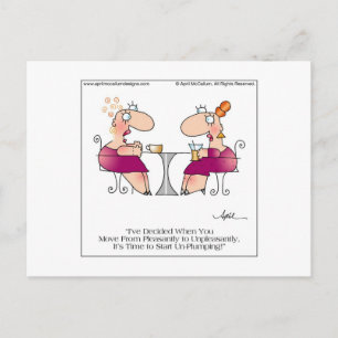 PLUMP-vykort från april McCallum Vykort