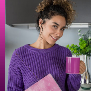 Plumpassion - Elegant Plum Magenta Gradient Mugg