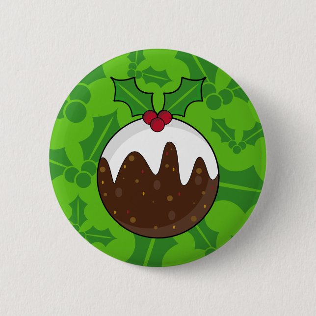 Plumpudding knäppas emblem knapp (Framsida)