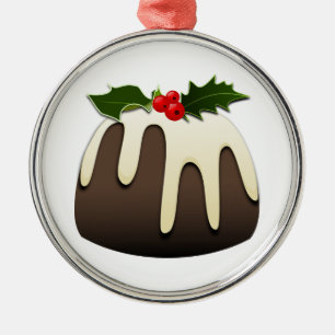 Plumpuddingprydnad Julgransprydnad Metall