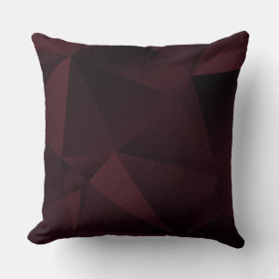 Plumskuddfacetterad geometrisk diamant kast kudde