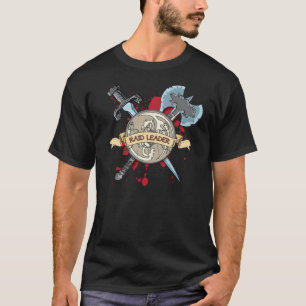 PLUNDRA LEDAREtatueringen - svärd, yxa och skydda T-shirt