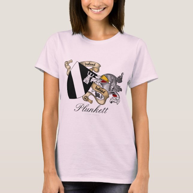 Plunkett Vapensköld T Shirt (Framsida)