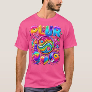 Plur Edc Edm Rave Dance Music Peace Kärlek Unity R T Shirt
