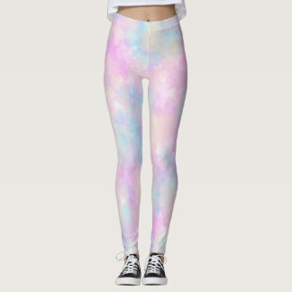 Plur pastellfärgad damasker, hänförd byxor, söta leggings
