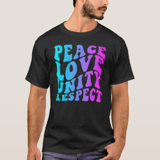 PLUR Rave Trippy EDM Music Festival Retro T Shirt