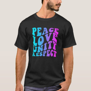 PLUR Rave Trippy EDM Music Festival Retro T Shirt