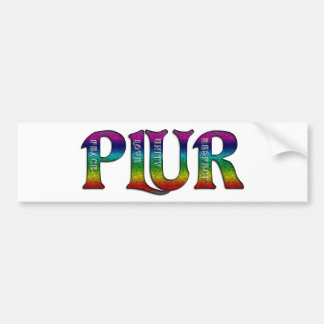 PLUR (regnbåge) Bildekal
