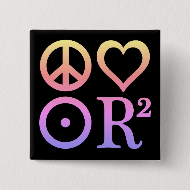 PLUR-symboler klämmer fast Knapp (Framsida)