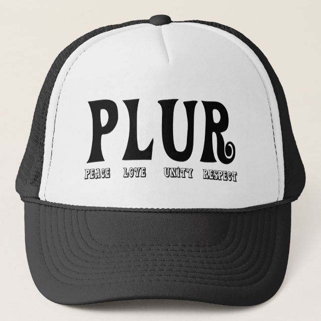 PLUR TRUCKERKEPS (Framsida)