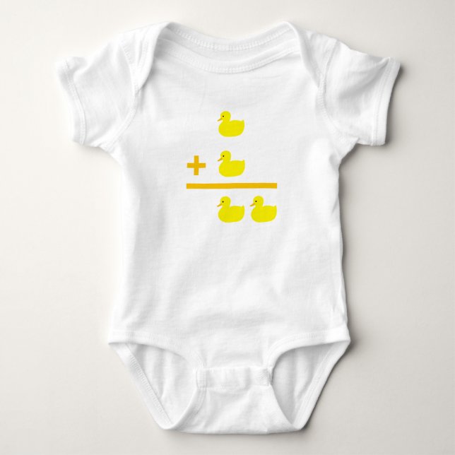 Plus 1 för Ducklingtillägg 1 T-shirt (Framsida)