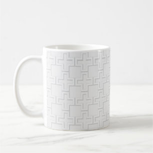 Plus Embossed Yta Mönster Kaffemugg