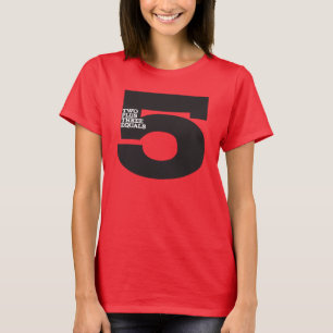 Plus för CRAZYFISH två tre jämliken fem T Shirt