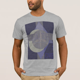 Plus-Format för hopptrokärlek unisex- T-tröja T-shirt