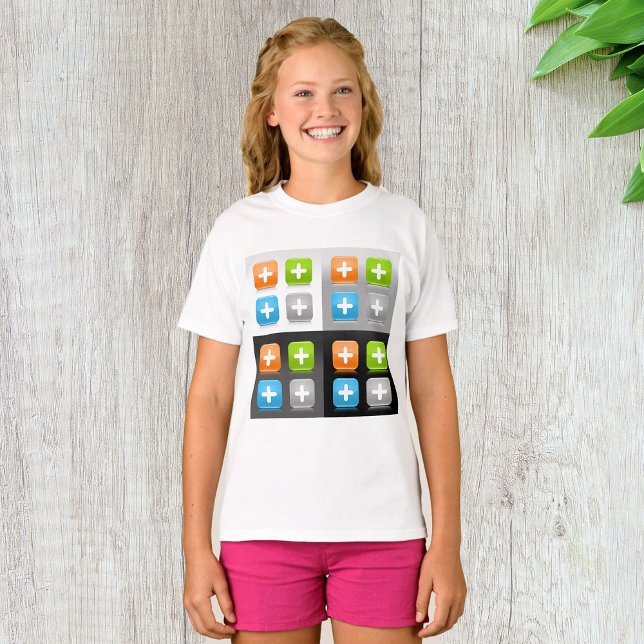 Plus Icons Girls T-Shirt (Skapare uppladdad)