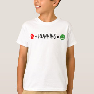 Plus som kör Equals Lycklig Tee Shirt