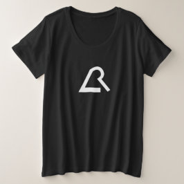 Plus Storlek Liberal Resistance Shirt med "LR" T