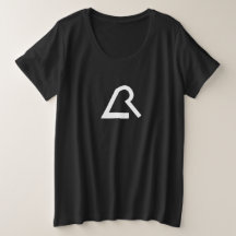 Plus Storlek Liberal Resistance Shirt med "LR"
