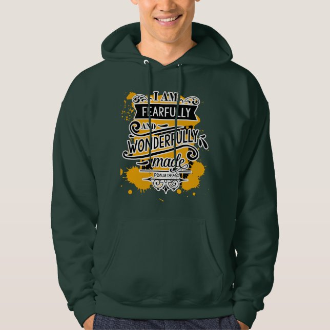 plus storleka kristna kroppar, unisex hoodie (Framsida)