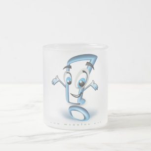 Plusee! Frostat exponeringsglas 10oz Frostad Glasmugg