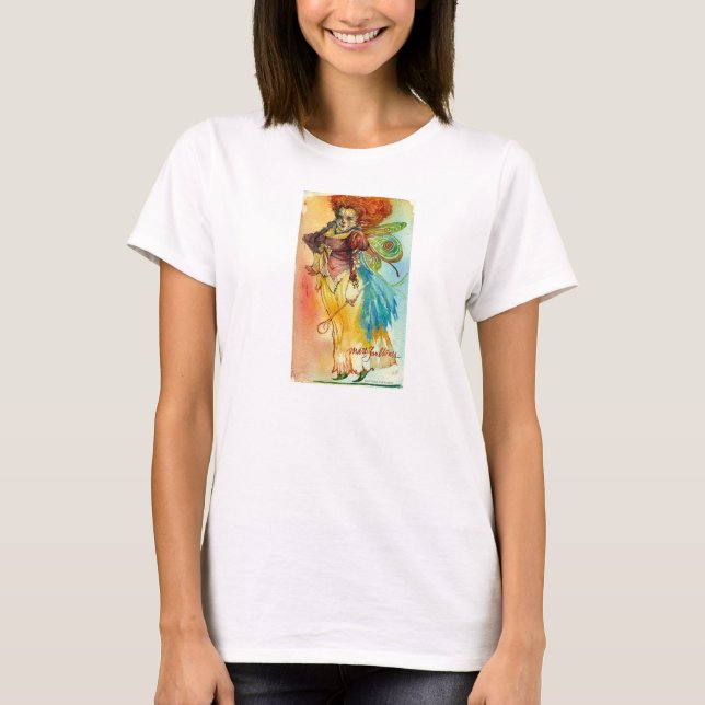 Plusen storleksanpassar älva! Kvinna utslagsplats Tee Shirt (Framsida)