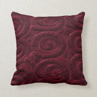 Plush Burgundy Pillow av Barbara Dean Aliaga Kudde