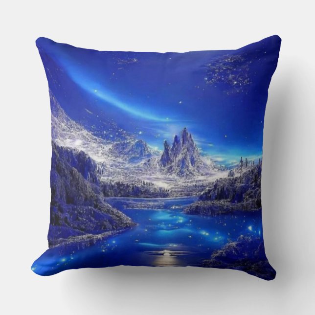 "Plush Comfort: Upptäck våra pilar och påsar Kudde (Framsida)