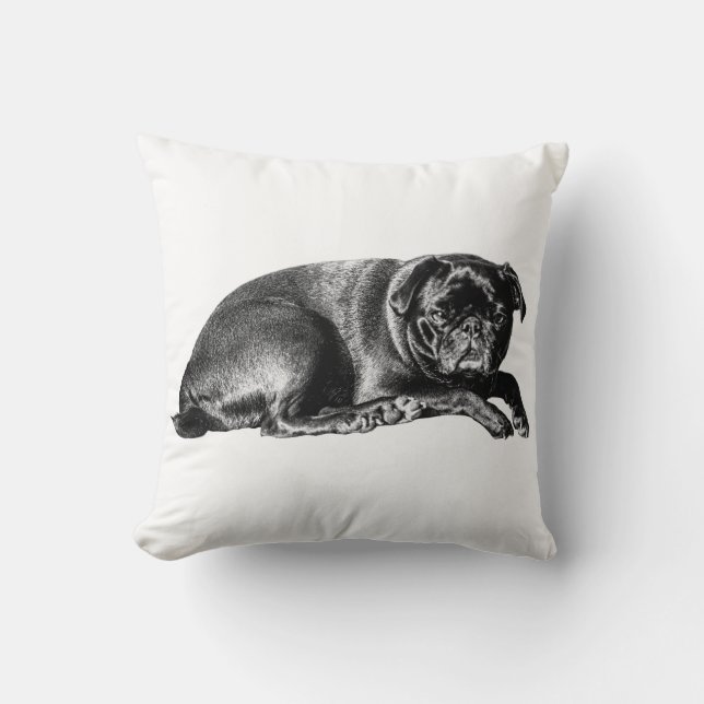 Plush Pause, Cozy Texture Kudde (Framsida)