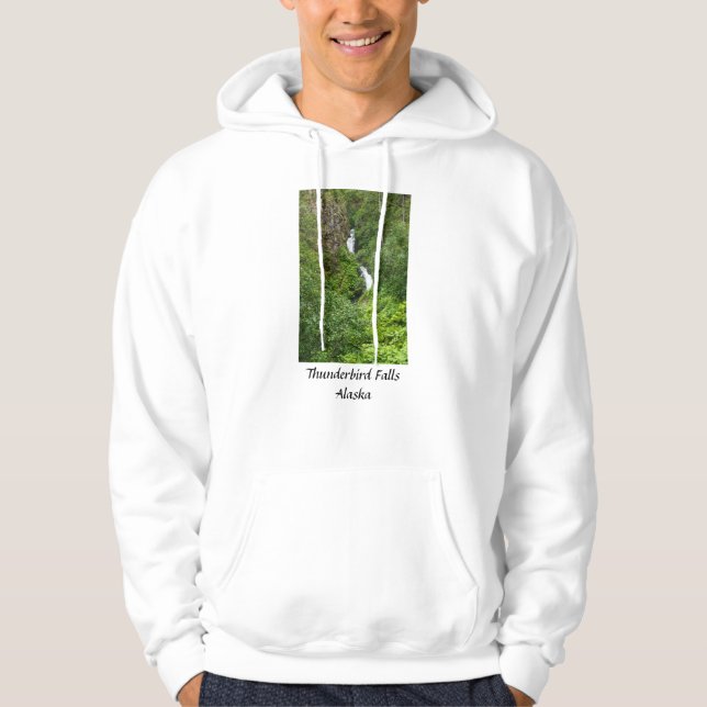Plush Thunderbird Painterly Hoodie (Framsida)