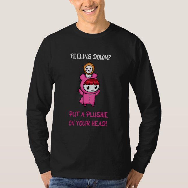 Plushihead-positiva och maskineffektiva t shirt (Framsida)
