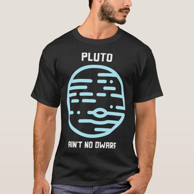 Pluto Ain ingen Dwarf T Shirt (Framsida)