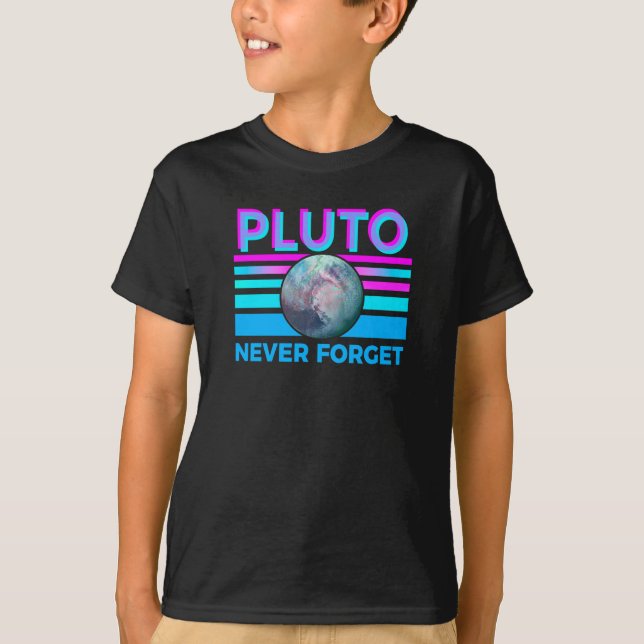 Pluto Aldrig Glöm T Shirt (Framsida)