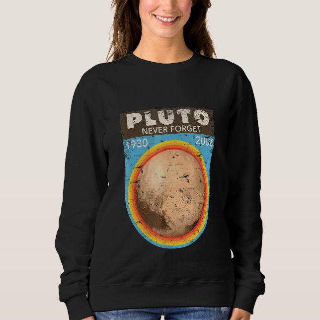 Pluto Aldrig Glöm T Shirt (Framsida)