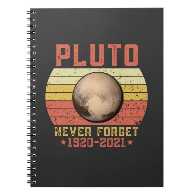 pluto ALVER FORGET Anteckningsbok (Framsidan)