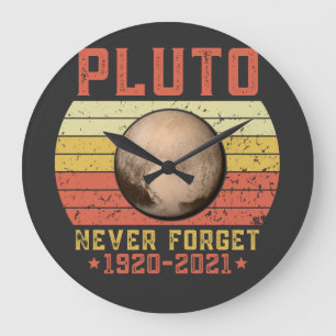pluto ALVER FORGET Stor Klocka