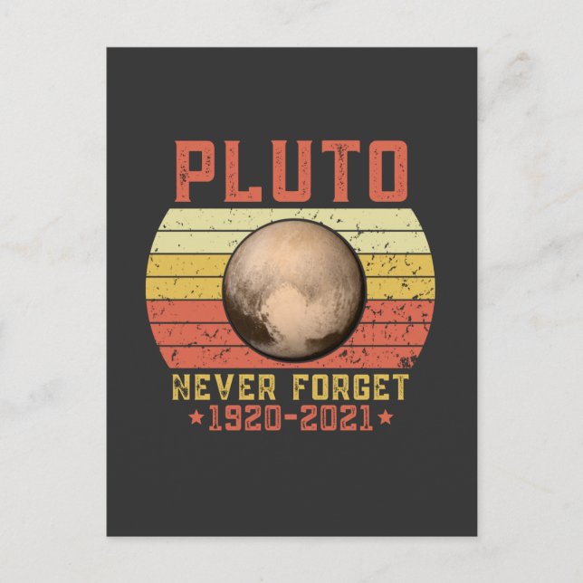 pluto ALVER FORGET Vykort (Framsida)