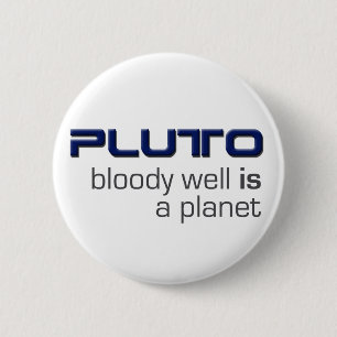 Pluto är ett planet knäppas knapp