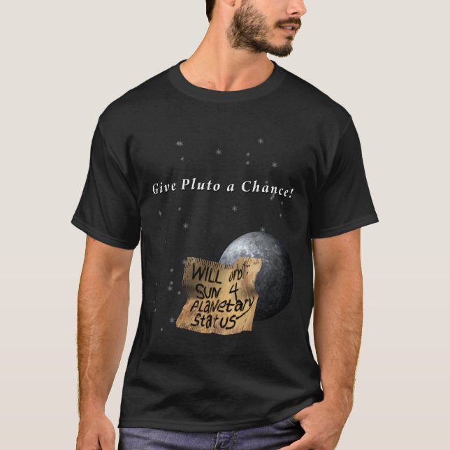 Pluto behöver ett jobb t-shirt (Framsida)