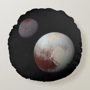 Pluto & Charon 9:e eller dvärgplanet Solsystemet Rund Kudde
