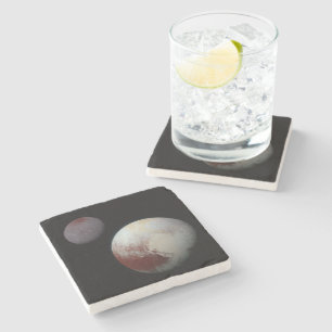 Pluto & Charon 9:e eller dvärgplanet Solsystemet Stenunderlägg