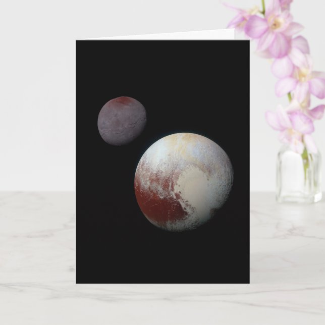 Pluto & Charon 9:e eller Dwarf Planet Solar System Kort (Orkide)