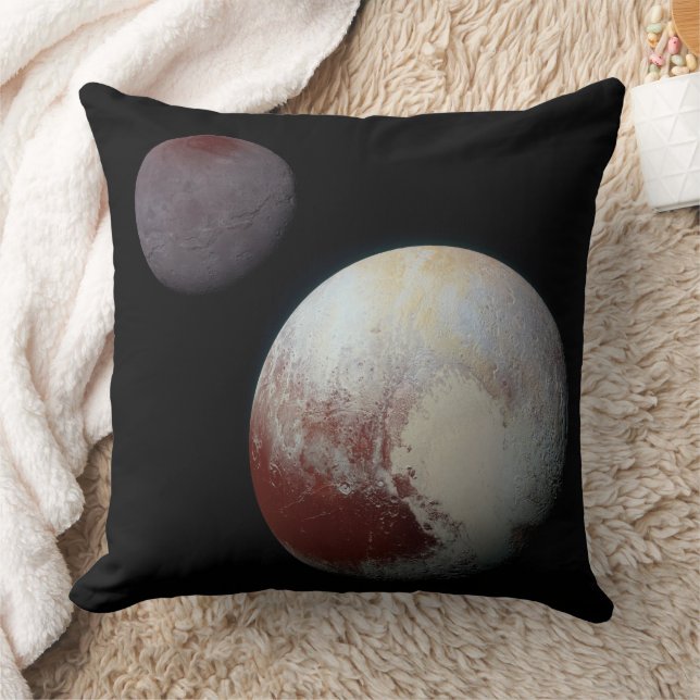 Pluto & Charon 9:e eller Dwarf Planet Solar System Kudde (Filt)