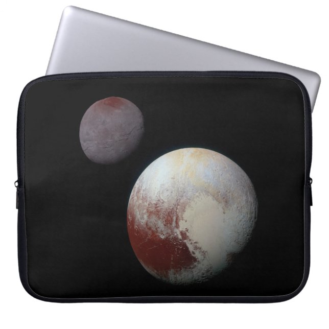 Pluto & Charon 9:e eller Dwarf Planet Solar System Laptop Fodral (Framsidan)