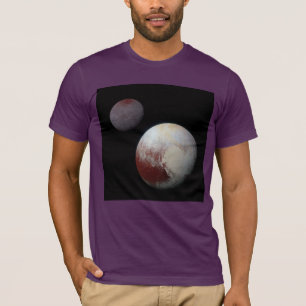 Pluto & Charon 9:e eller Dwarf Planet Solar System T Shirt