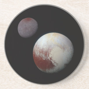 Pluto & Charon 9:e eller Dwarf Planet Solar System Underlägg