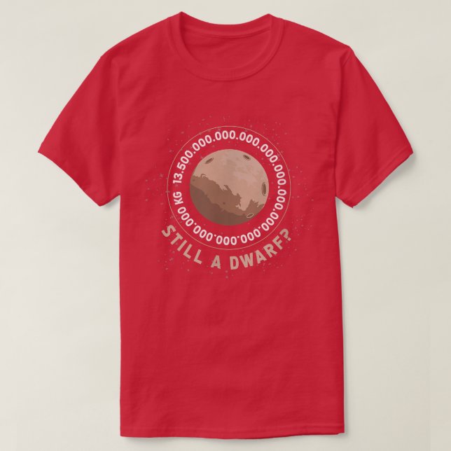 Pluto Dwarf Planet Science Teacher Space Nerds Plu T Shirt (Design framsida)