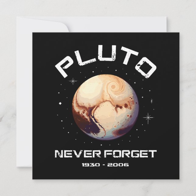 Pluto Glöm Aldrig (Framsida)