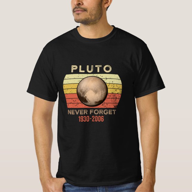 Pluto Glöm Aldrig 1930 – 2006 T Shirt (Framsida)