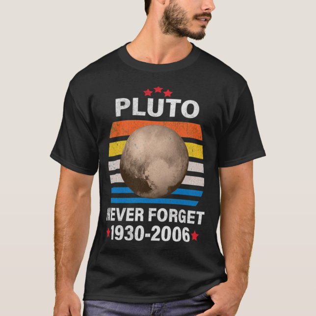 Pluto Glöm aldrig att använda Pluto Glöm aldrig - T Shirt (Framsida)